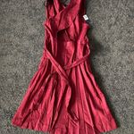 Rachel Roy Rachel  Tie Waist Faux wrap dress with side pockets Photo 3