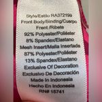 Avia  pink orange black tank top - activewear athletic workout top - Large Photo 7