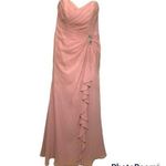 Alfred Angelo Sz 11 Dusty Pink Strapless Prom Dress Photo 0