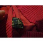 Liz Claiborne Sport Red Velvet Cardigan, Women's Medium Button Up, Knit Trim Photo 5