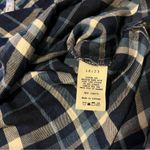 id : 23 Women’s Blue Plaid Flannel Button Up Cover Up Cardigan Size Medium Photo 10