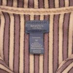 Vera Wang Simply Vera  Fleece Purple White Striped Pajama Set SIZE M Photo 1