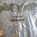 Bray Mates Vintage Blue Green 60's Grandma Slipper Loungewear Size 8 1/2 Photo 9