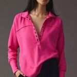 Pilcro by Anthropologie pink collared V Photo 0
