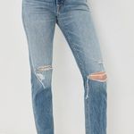 SLVRLAKE Virginia Slim Distressed Jeans in Crossroads Size‎ 29 Blue Photo 0
