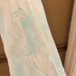 Brandy Melville Tie Dye Wrap Long Sleeve Crop Top Blue White One Size Photo 7