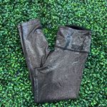 PINK - Victoria's Secret PINK ULTIMATE NWOT high waisted RARE black and silver sparkle leggings Photo 2