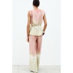 ZARA NWT  Satin Ombre Straight Leg Trousers Size Large 3091/322 Photo 11