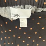 Nordstrom Nwt  Rack Black Rust Hanna Polka Dot Soft Pants Wide Leg Minimalist‎ 3X Photo 4