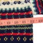 EDINBURGH Lambswool Cardigan Sz M VTG 80's Oversize Holiday Cozy Made Scotland Black Size M Photo 11