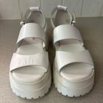 Windsor Smith Thrilled Chunky Leather Goth Whimsigoth Streetwear Sandals 7 White Photo 1
