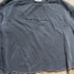 Phenomenal Black Lives Matter Embroidered Sweatshirt Gray Medium Cropped Photo 1