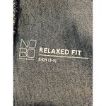 No Boundaries  NOBO Denim Overalls Shortalls Cuffed Adjustable Straps Jeans Sz S Photo 4