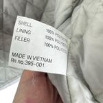 Castle Streetwear White Gray Full Zip Lined Mock Neck Motorcycle Jacket Size 10 Photo 14