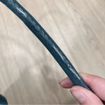 Nine West  blue leather handbag purse satchel Photo 1