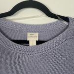 Chico's Womens Knit Metallic Sweater Sz 2 (L) Photo 1