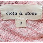 Cloth & Stone Cloth & Stone Pink Linen Lightweight Tank Top Small Photo 5