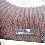 Moda International Womens Wool Blend Fair Isle‎ Knit Full Zip Cardigan Sweater L Brown Size L Photo 3