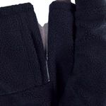 Fabletics Teddy Sherpa Jacket Hooded Zip Up Womens 2X  Blue Night Sky Photo 1