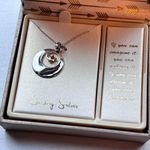 Sterling Silver Star Pendant and Necklace Motivational Quote Saying Gift Box Photo 0