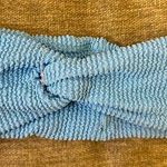 Aerie Shimmery Crinkle Swim Headband in Shimmery Turquoise Photo 0