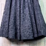 B Darlin B. Darlin Size 1/2 Black Sleeveless Halter Neck Sparkly Lace Overlay Lin… Photo 6