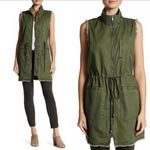 Ro & De  Anthropologie Cargo Vest‎ Full Zip Jacket Olive Green Womens Size Small Photo 1