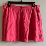 Kimchi Blue UO BUTTON FRONT POCKET MINI FLARE SKIRT CORAL WOMENS SIZE M Photo 0