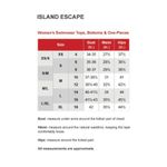 Island Escape Scorpio Sweetheart Underwire Tankini Top Geometric Black 8 Photo 4