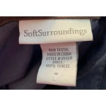 Soft Surroundings  Weekend Blue Tencel Chambray Top Shirt Long Sleeve‎ Medium Photo 4