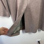 Maurice Tarica Coat Women Size 10 Purple Gray Pea Coat Wool Blend Long Line Photo 9