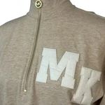 Michael Kors Beige Zip-Up MK Ladies 1/2 Zip Pull Over Size large Photo 1