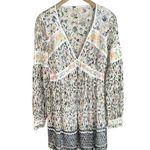 Free People  Cherry Blossom Mini Dress in Ivory Floral Combo Photo 0