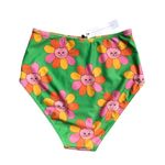 Modcloth  x Marisol Muro NIP Green Petals Cats Sara High-Waisted Bikini Bottom LG Photo 6