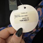 Zac Posen  Asymmeterical Abstract Floral Faux Wrap Silk Dress Size 0 NWT Photo 4