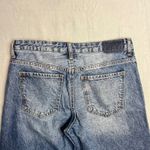 S.O.N.G. Jeans Wide Leg Ankle Crop Size 7 / 28 Raw Hem Relaxed Fit Faded Wash Blue Photo 5