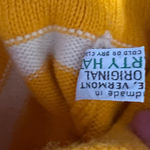 Moriarty Original Wool Hat Handmade Stowe Vermont USA Beanie Pom Yellow Photo 3