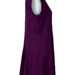 Lands' End Lands’ End Dress A-line Cap Sleeves Midi Plum Purple Women’s Size L/P 14-16 Photo 2