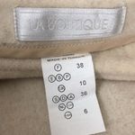 LA BOUTIQUE Wool Wrap cream Skirt with Horn button closing size 6 Photo 10