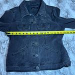 Massimo Dutti  Black Button up denim jean jacket size medium casual Photo 6