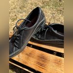 Hush Puppies  Malibu‎ Black Leather Sneaker Walking Shoe 10N Photo 5