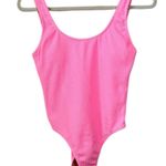 Cotton On Low Back Scoop Neck Pink One Piece Swimsuit Size M Size M Photo 1