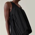 Athleta  Swing Forward Pleated Tank Top Black Size M Photo 1