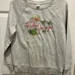 Old Navy VNTG Sweatshirt Palm Springs Graphic Mottled Gray Women’s Size Small Photo 0