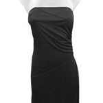 My Michelle Vintage 90’s  Black Strapless Layered Mesh Asymmetric Dress Size S Photo 0