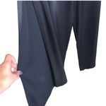 1. State black satin side slit wide leg trousers Photo 5