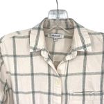 Madewell Flannel Oversized Ex-Boyfriend Shirt in Windowpane Photo 3