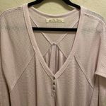 Free People  We The Free Citrine Long Sleeve Thermal Top Size M In Lavender Photo 2