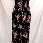 Floral Jumpsuit size medium eggplant in with adjustable straps Photo 6