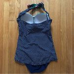 Retro Halter One Piece Swimsuit M Floral Polka Dot Ruched Tummy Control Multiple Size M Photo 1